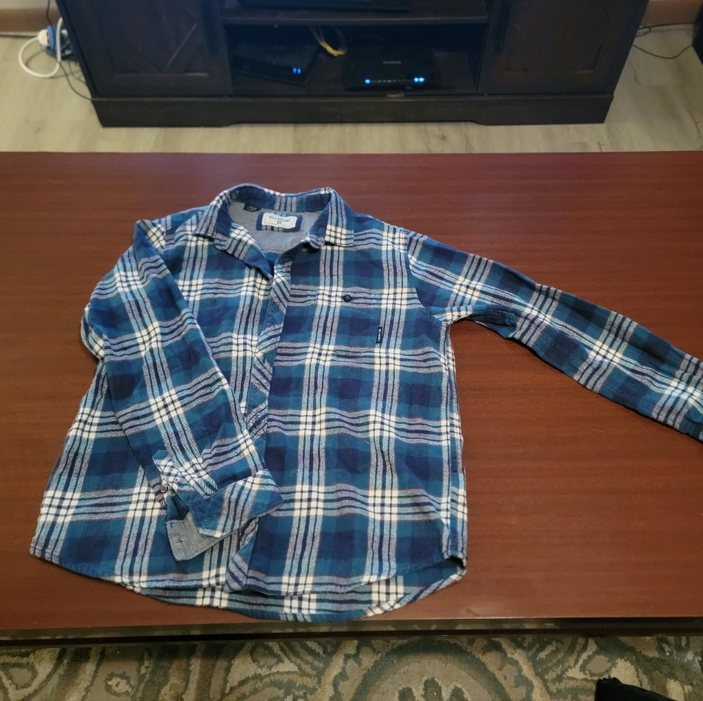 Boys Billabong Plaid Flannel Button-down shirt